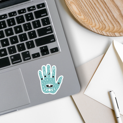 Evil Eye | Hamsa Hand | Mindful | Waterproof Sticker | 3"