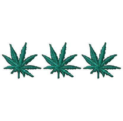 Mini Marijuana Leaf, Cannabis, Pot Leaf Iron on Patch