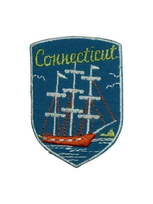 Connecticut Vintage State Souvenir Patch