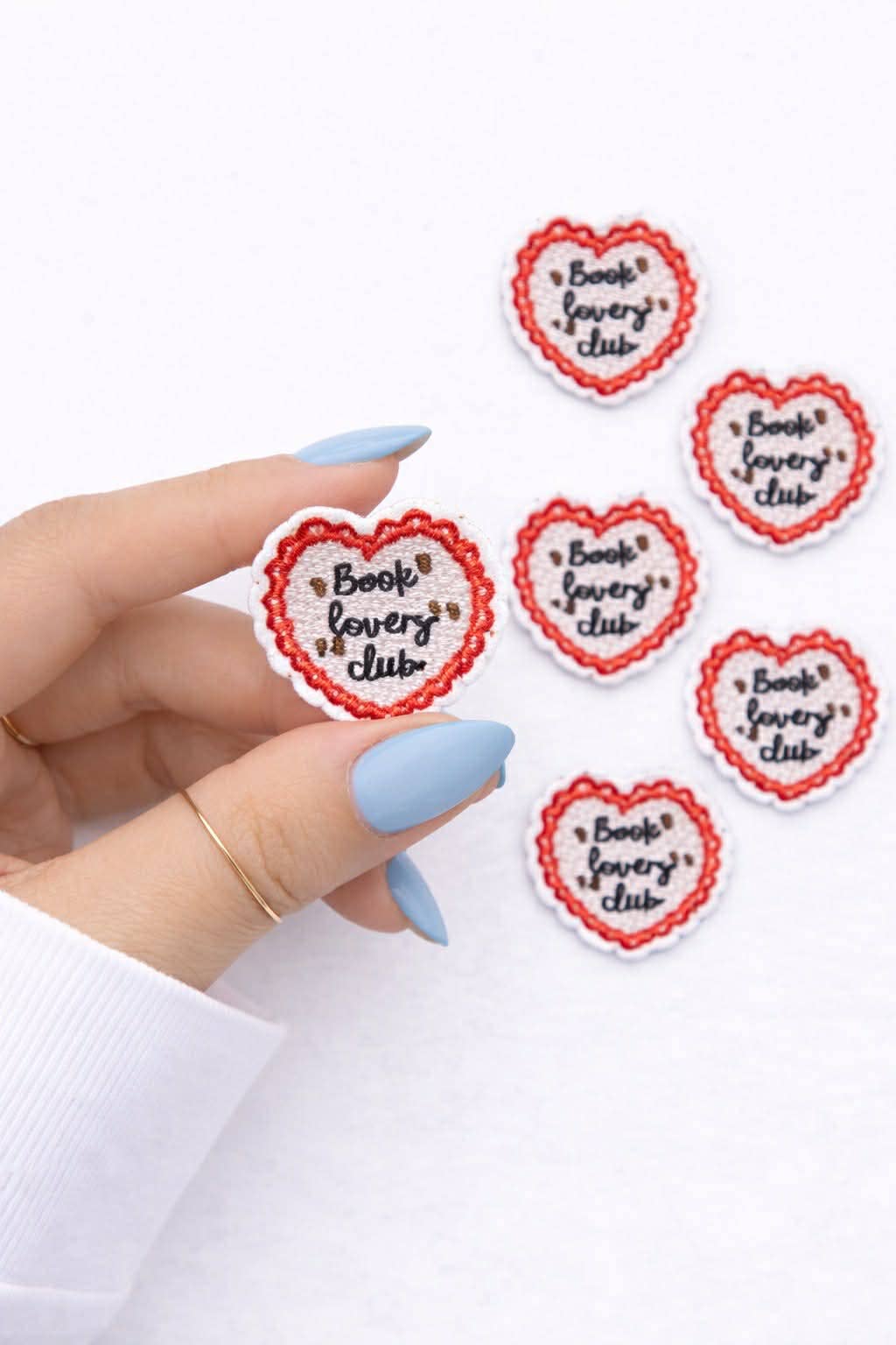Mini Book Lovers Club Embroidered Patch