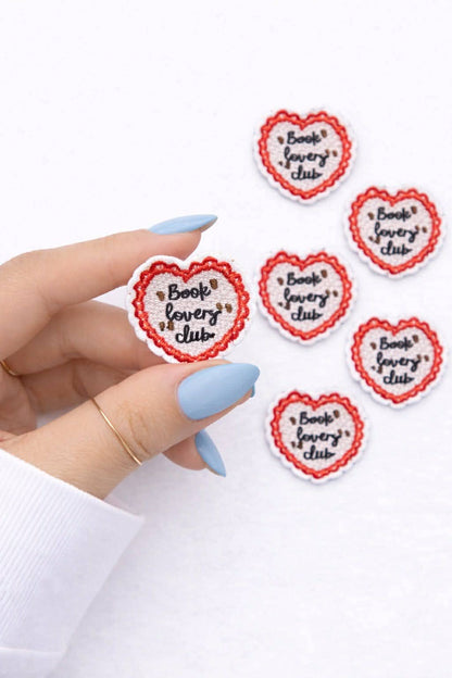 Mini Book Lovers Club Embroidered Patch