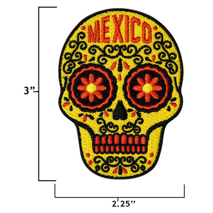 Mexico Sugar Skull Iron-on Patch