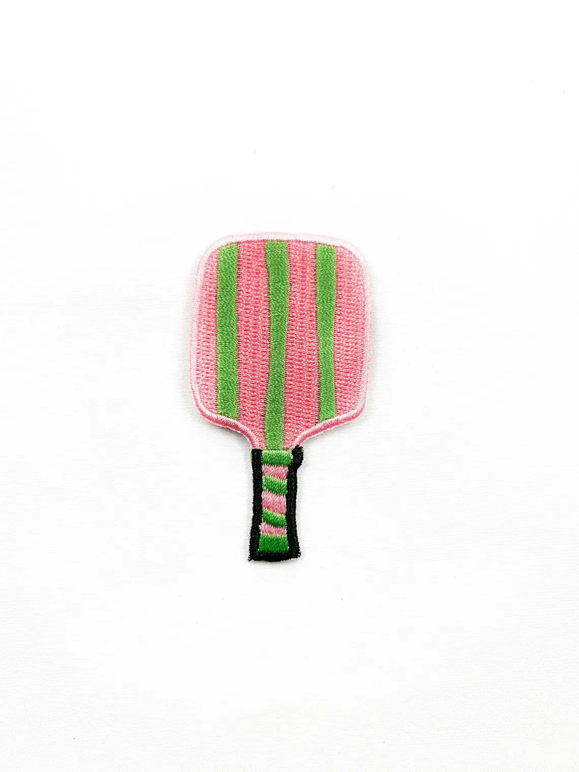 Pickleball Paddle Embroidered Iron On Patch