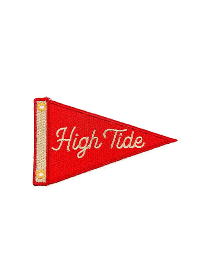 High Tide Patch Nautical Sailing Pennant Patch