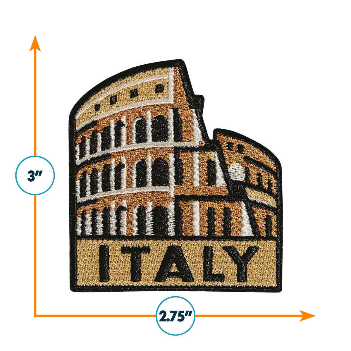 Italy Iron On Patch