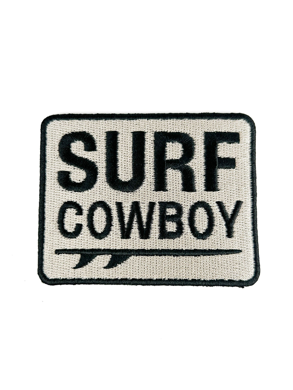 Surf Cowboy Patch | Western Surfing Embroidered Iron On