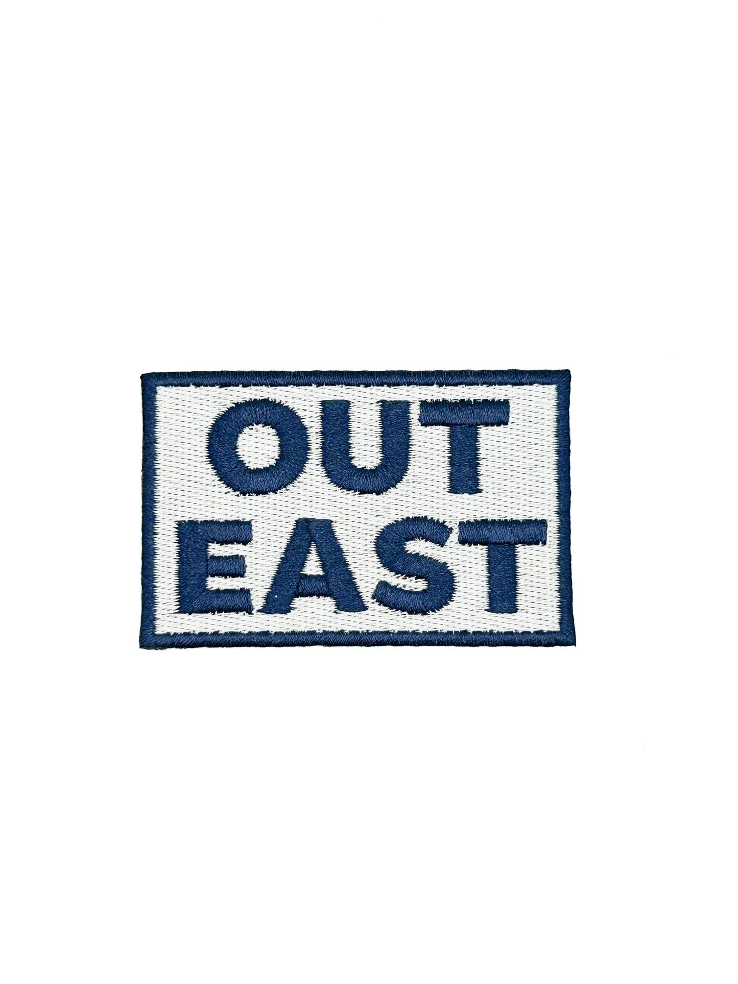 Out East Embroidered Patch Coastal, Preppy, Nautical, Travel