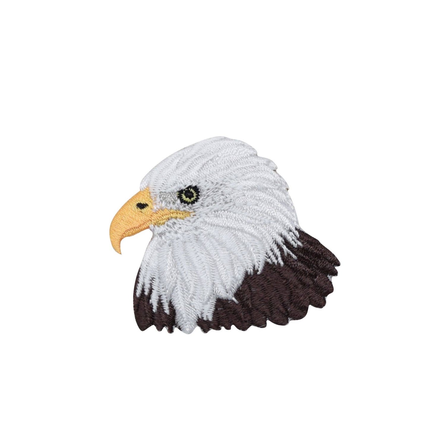 American Bald Eagle - Bird Head - Embroidered Iron on Patch