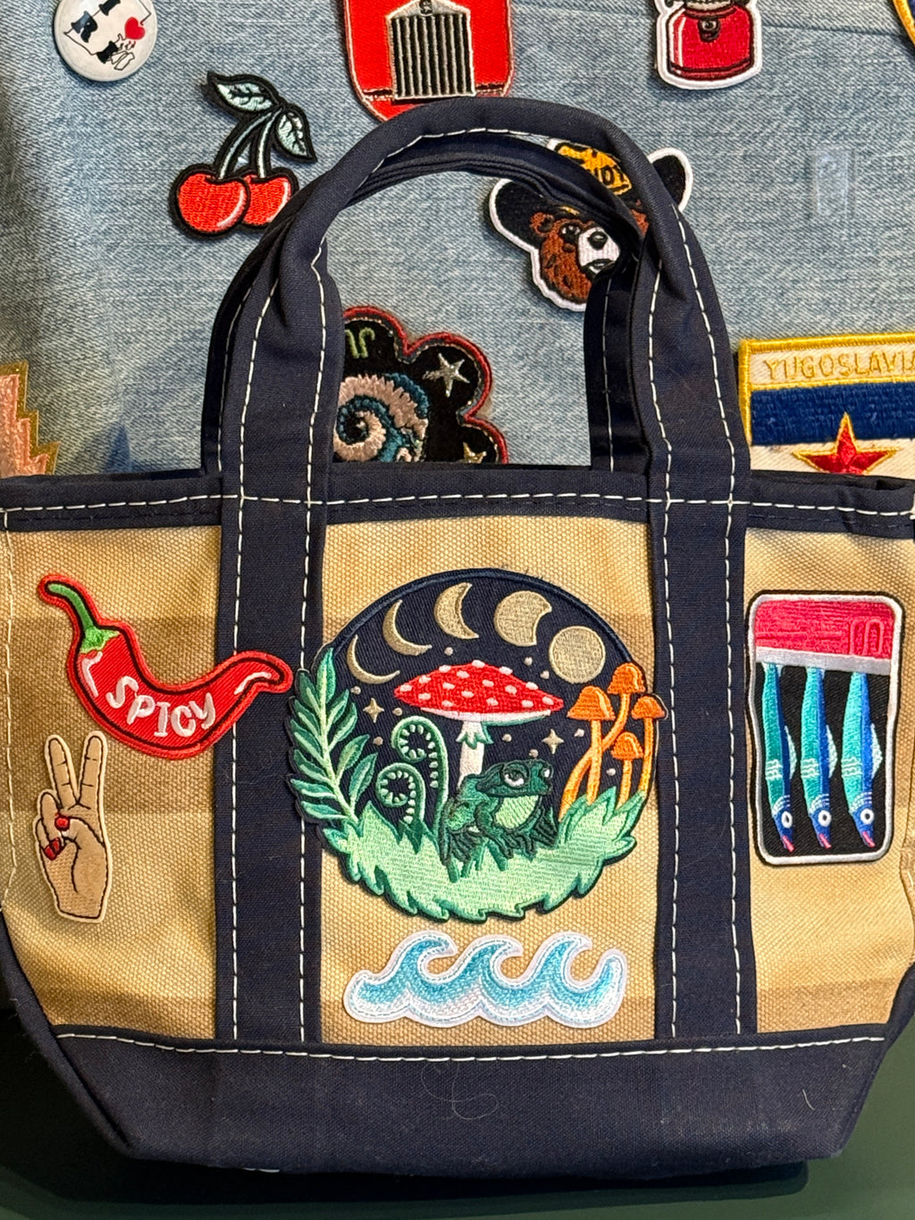 Custom Around the Way Girl Tote Bag- Mini