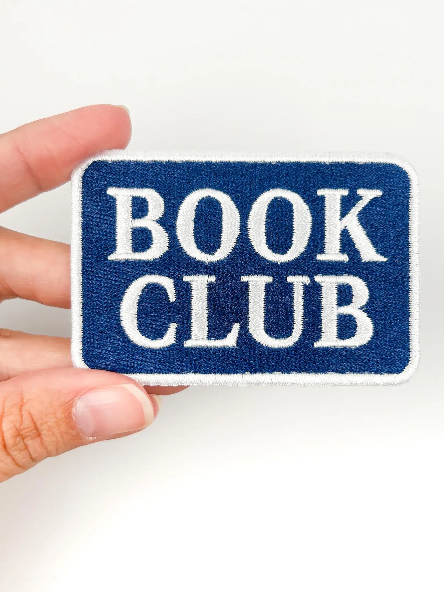 Book Club Embroidered Iron On Patch