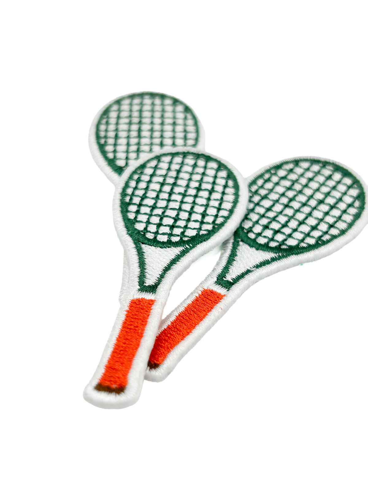 Tennis Racket Embroidered Patch | Tennis Iron On Preppy Club