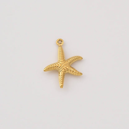 Starfish Charm- 18k Gold Filled