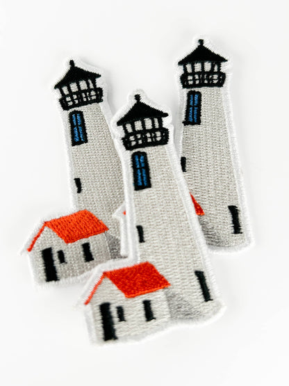 Lighthouse Embroidered Patch Nautical Iron On Patch