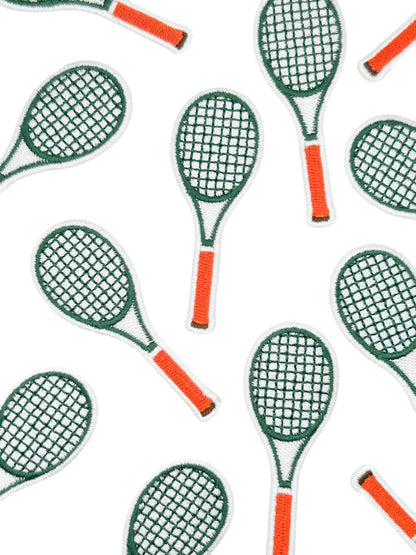 Tennis Racket Embroidered Patch | Tennis Iron On Preppy Club