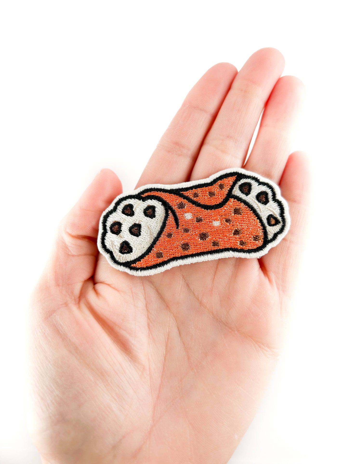 Cannoli Embroidered Patch Italian Dessert Patch