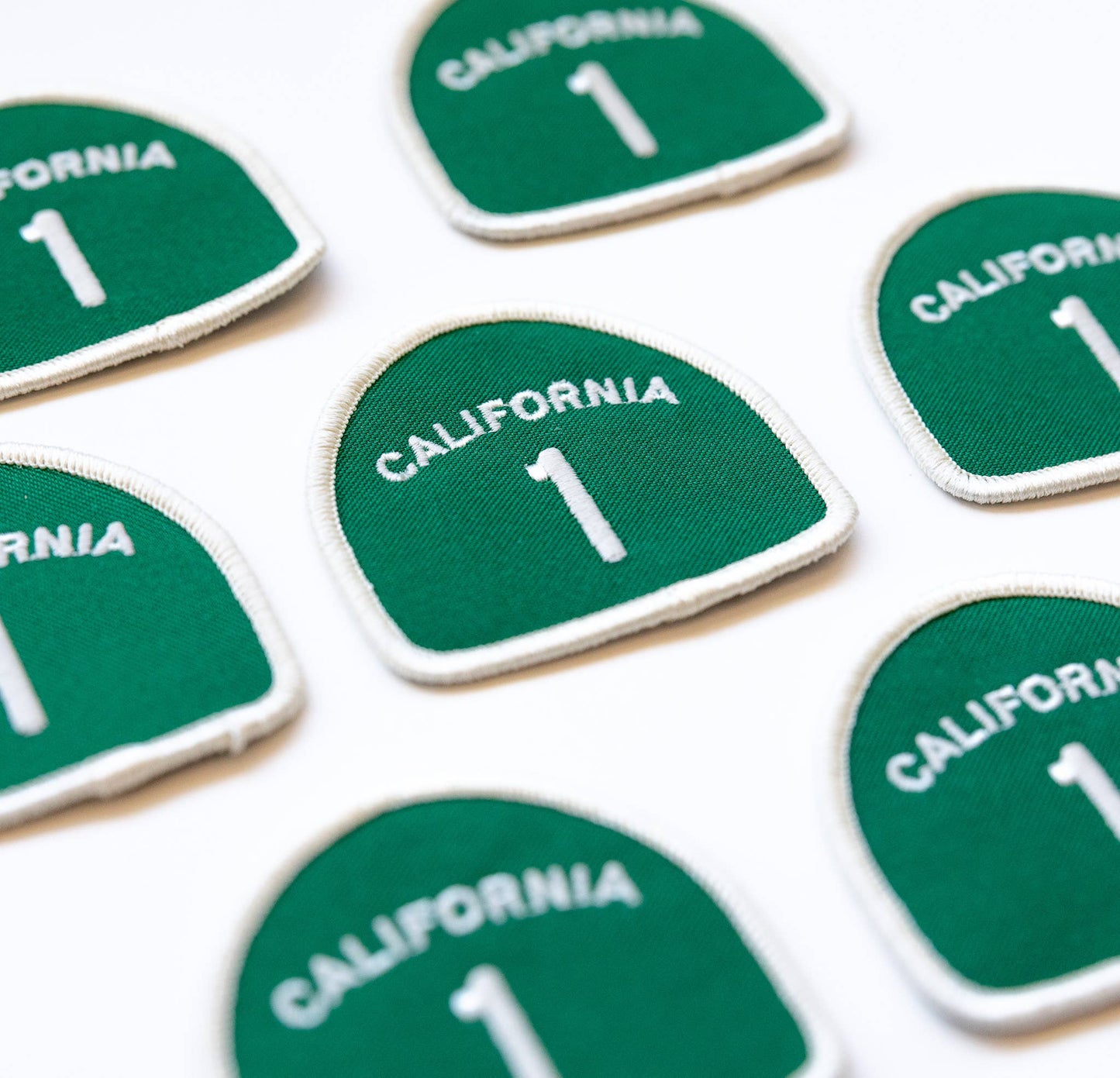 California Highway 1 Embroidered Iron on Patch