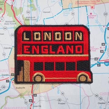 London England Iron-on Patch