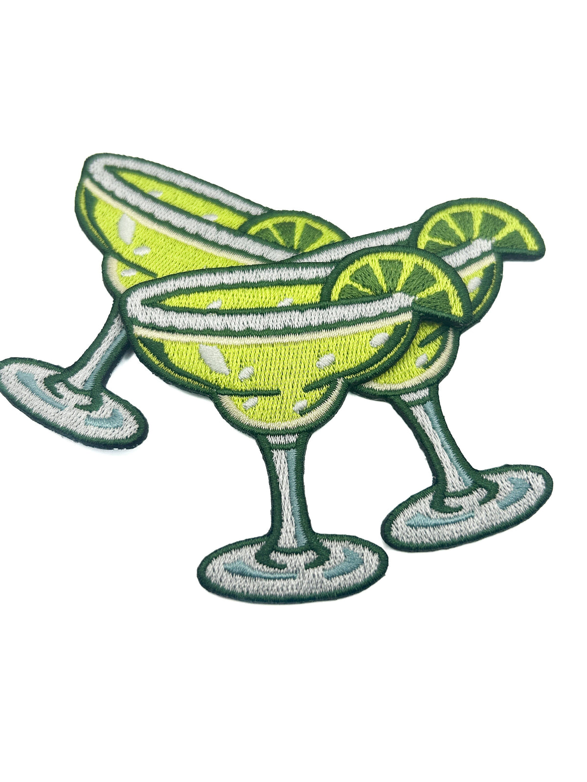 Margarita with Lime Embroidered Iron-On Patch Cocktail Party