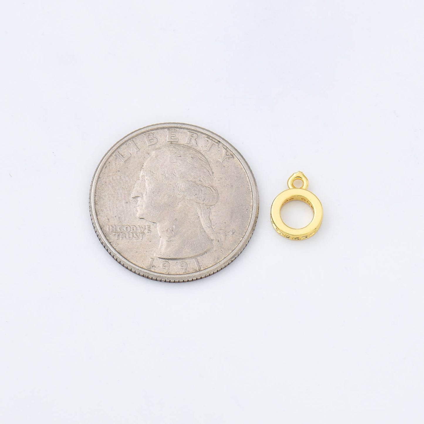 Gold Filled Pendant Bail Clasp, Charm Holder Clasp, CL601