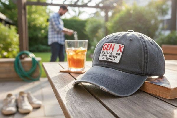Generation X Raised on Hose Water & Neglect Iron on Patch