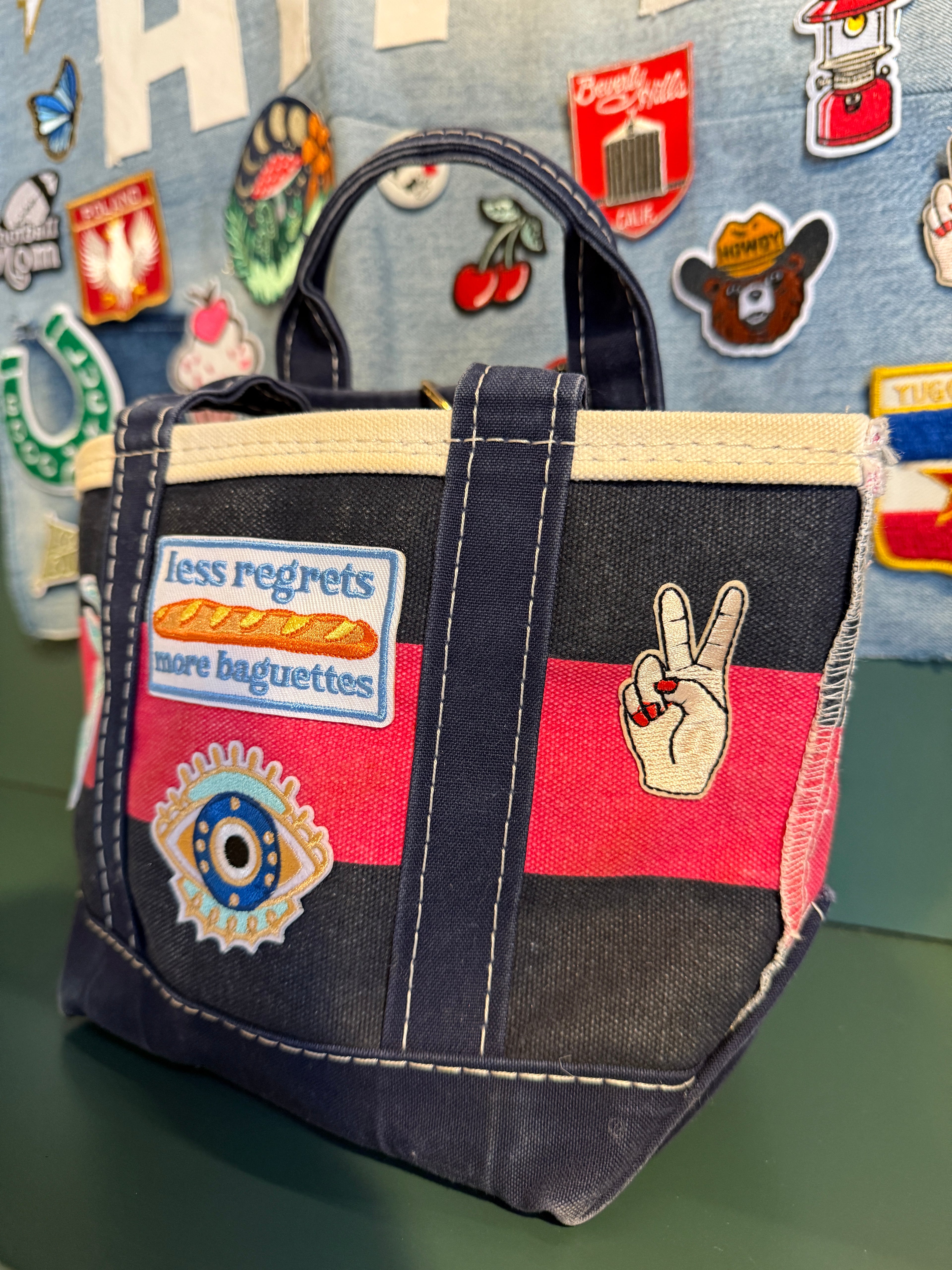 Custom Around the Way Girl Tote Bag- Mini