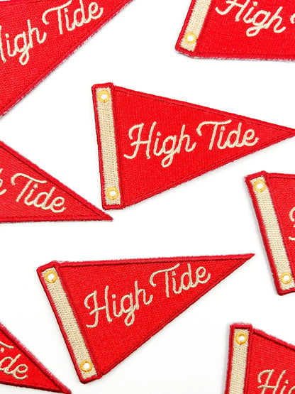 High Tide Patch Nautical Sailing Pennant Patch