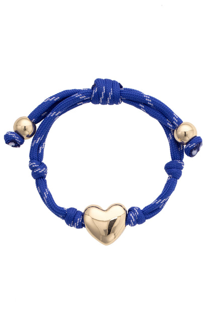 The Scout- Puffy Heart Paracord Bracelet