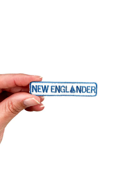 New Englander Embroidered Iron On Patch