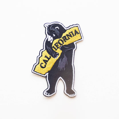 I Love California Bear Embroidered Iron on Patch