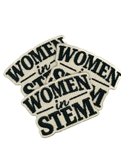 Women in STEM Embroidered Patch Empowerment Quote Patch