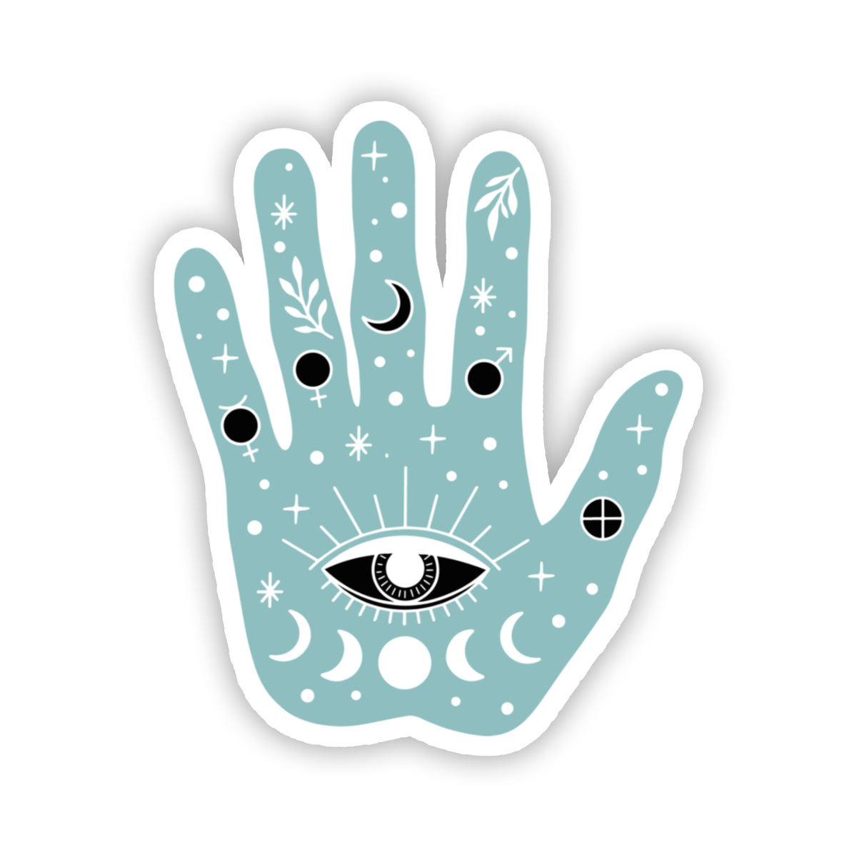 Evil Eye | Hamsa Hand | Mindful | Waterproof Sticker | 3"