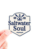 Saltwater Soul Patch | Nautical Embroidered Iron On Patch