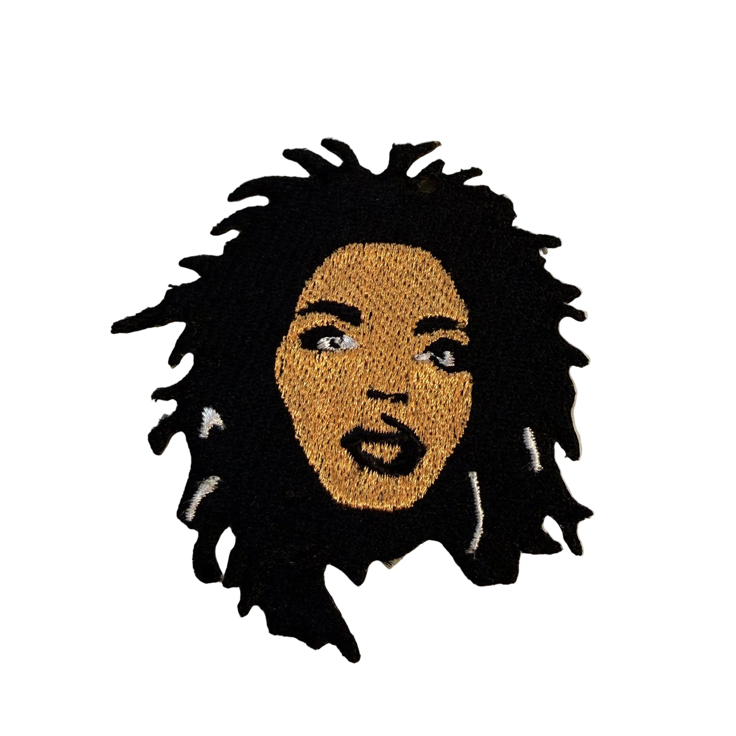 Patch of Lauryn hill on a white background 