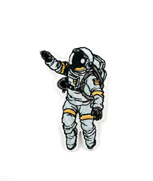 Illustration of an astronaut in a spacesuit on a white background