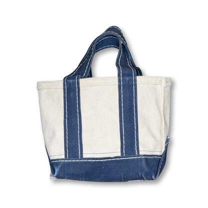 RARE Vintage 1970s LL Bean Micro Mini Boat & Tote Navy