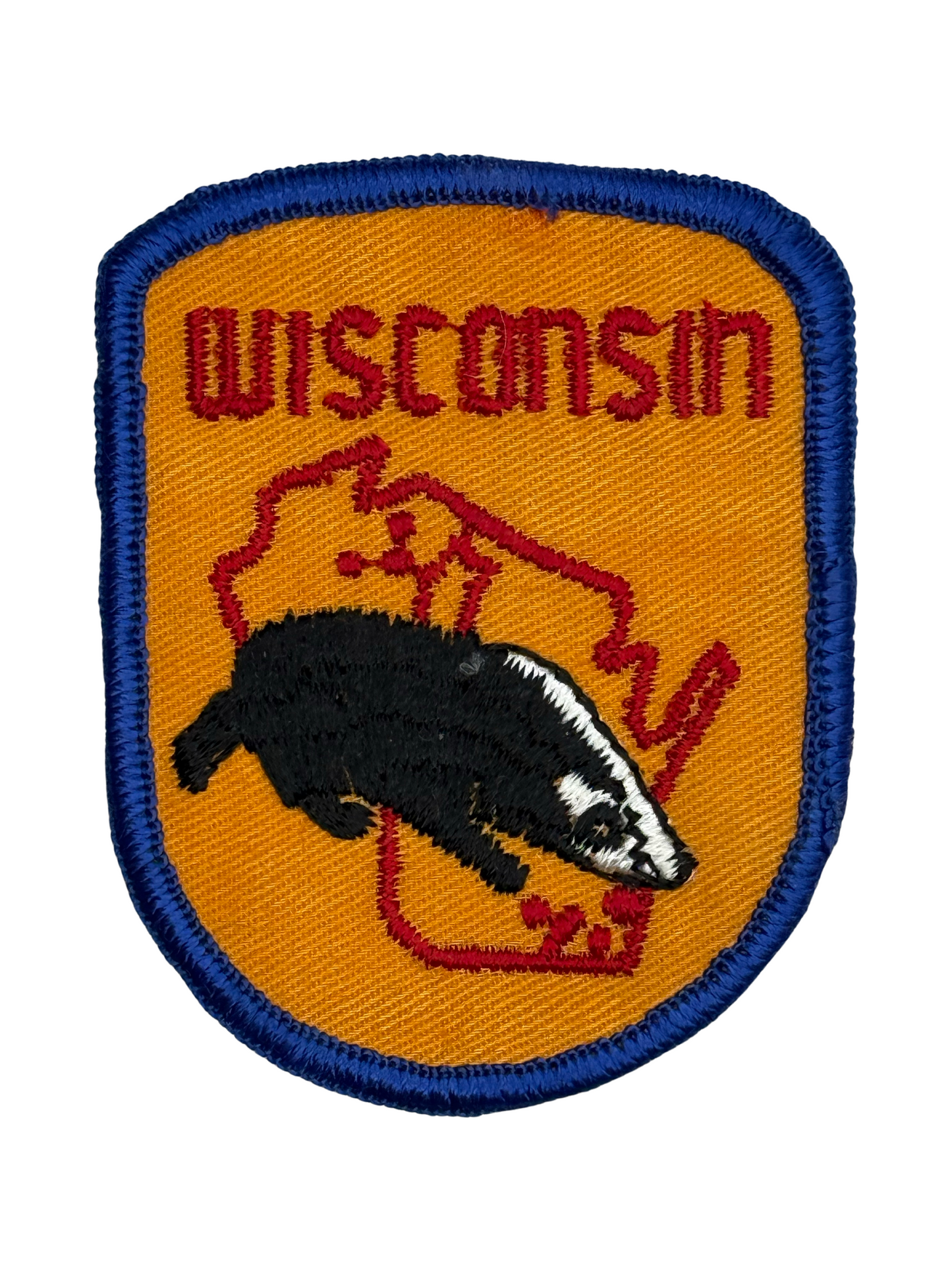 Wisconsin Vintage State Souvenir Patch