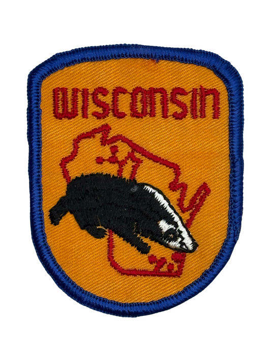Wisconsin Vintage State Souvenir Patch