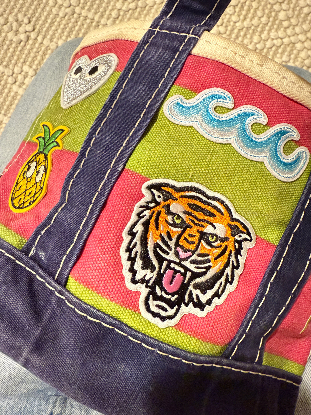 Custom Around the Way Girl Tote Bag- Mini