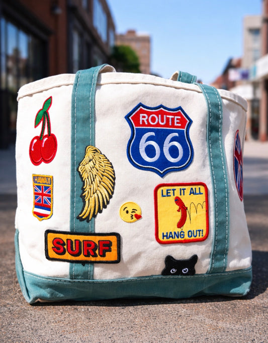 The Continental Nomad Vintage LL Bean Boat and Tote