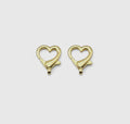 Gold Heart Carabiner