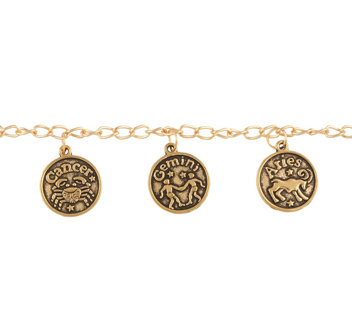 Antique Gold Zodiac