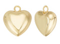 Large Puffed Heart Charm