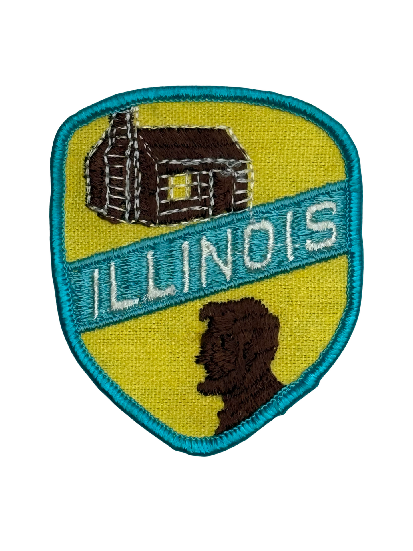 Illinois Vintage State Souvenir Patch 3x3