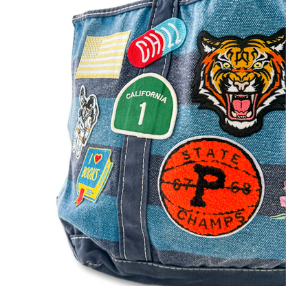 No Bad Days 1:1 Custom Patch Vintage LL Bean Medium Boat & Tote