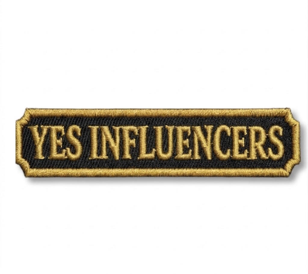 Yes Influencers Iron On Patch *PRESALE*