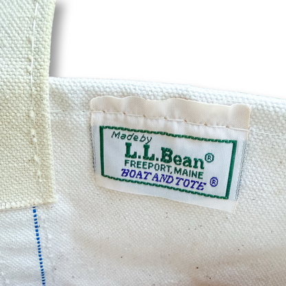 Vintage 1970s LL Bean Boat & Tote- Medium Green