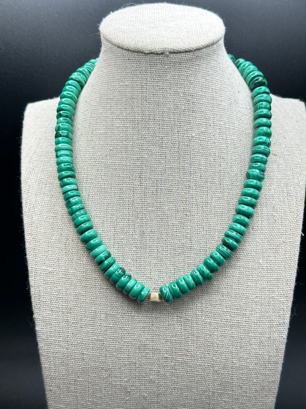 Verdant Reverie Malachite Necklace