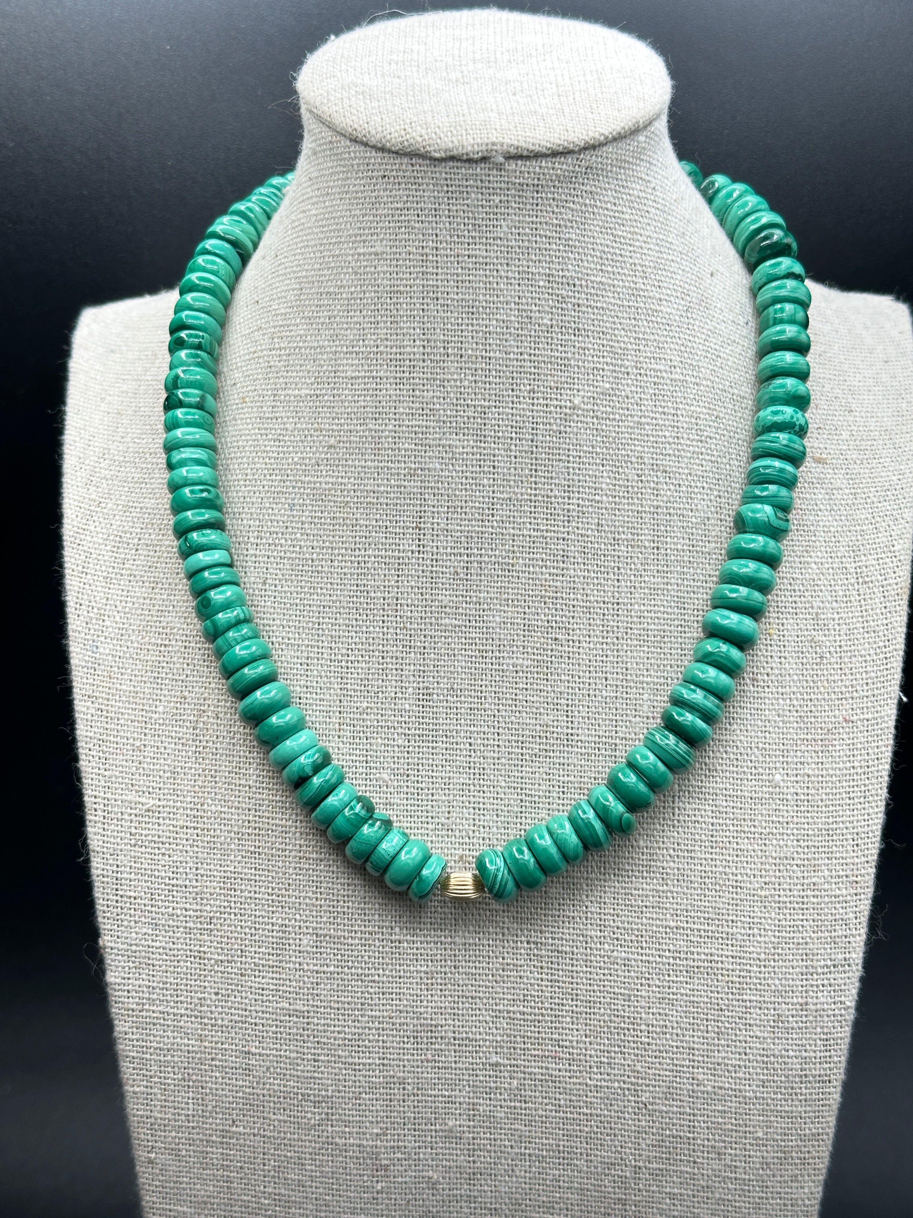 Verdant Reverie Malachite Necklace