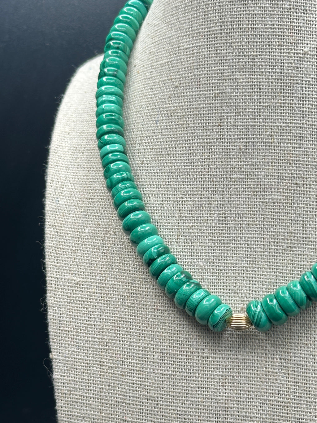 Verdant Reverie Malachite Necklace