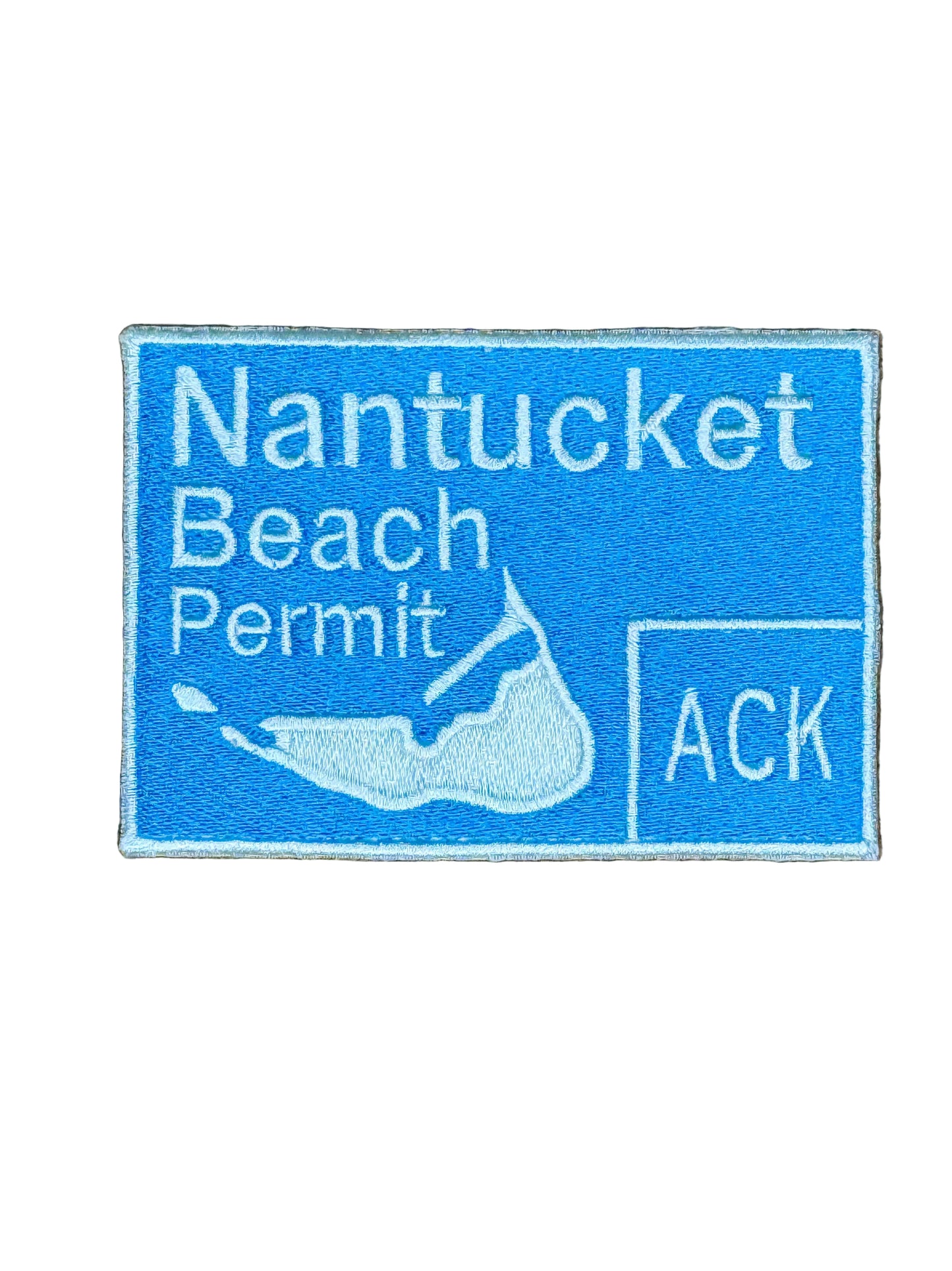 Nantucket Beach Iron On Patch